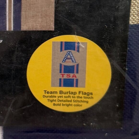 Baltimore Ravens burlap house flag - Picture 5 of 5